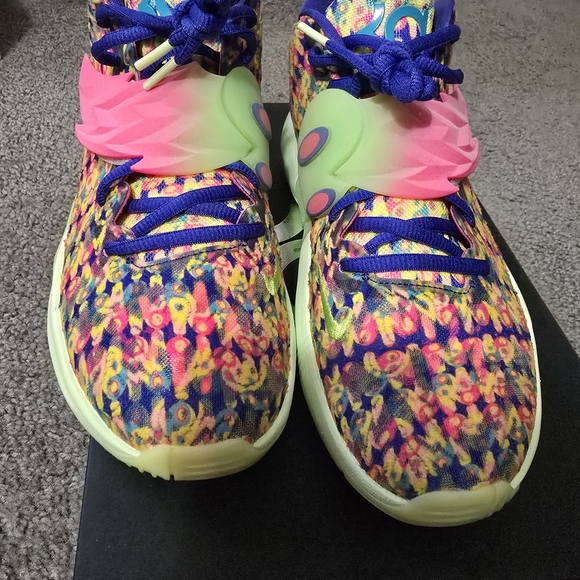 Nike - KD 14 Shoes: Lapis/Hyper Pink - Picture 4 of 7